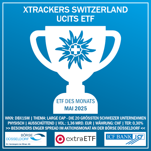 Mai 2025: Xtrackers Switzerland UCITS ETF